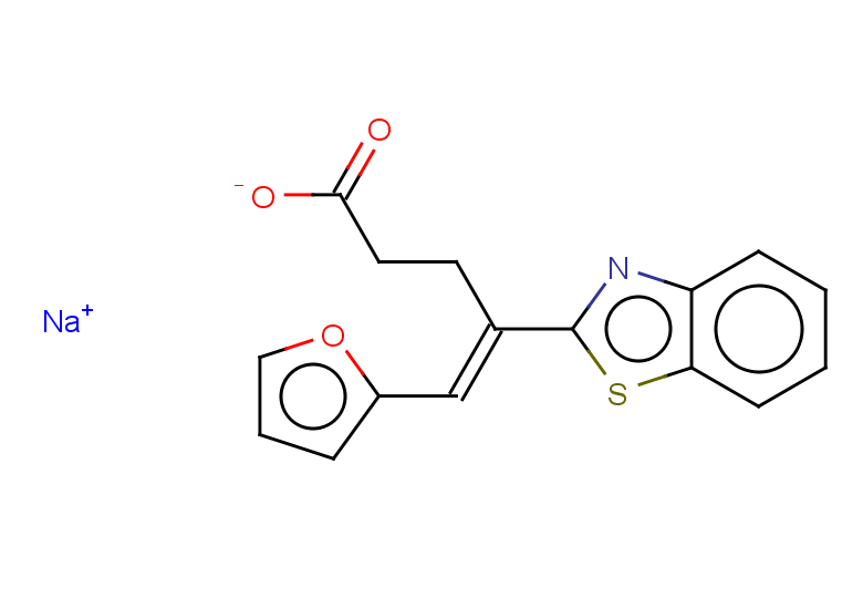 sodium (4E)-4-(1,3-benzothiazol-2-yl)-5-(furan-2-yl)pent-4-enoate