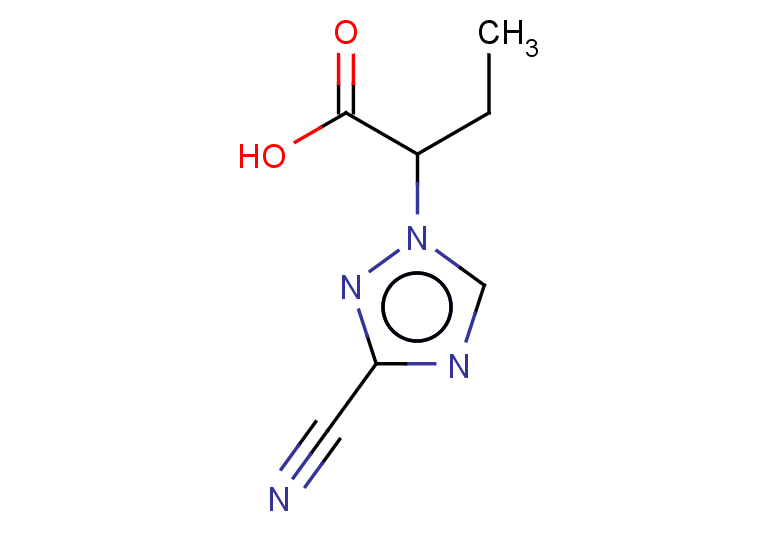 2-(3-cyano-1H-1,2,4-triazol-1-yl)butanoic acid