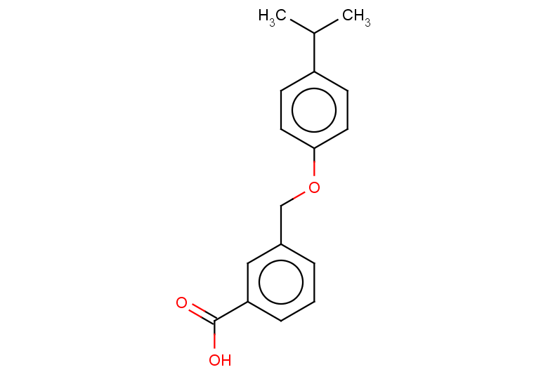 3-{[4-(propan-2-yl)phenoxy]methyl}benzoic acid