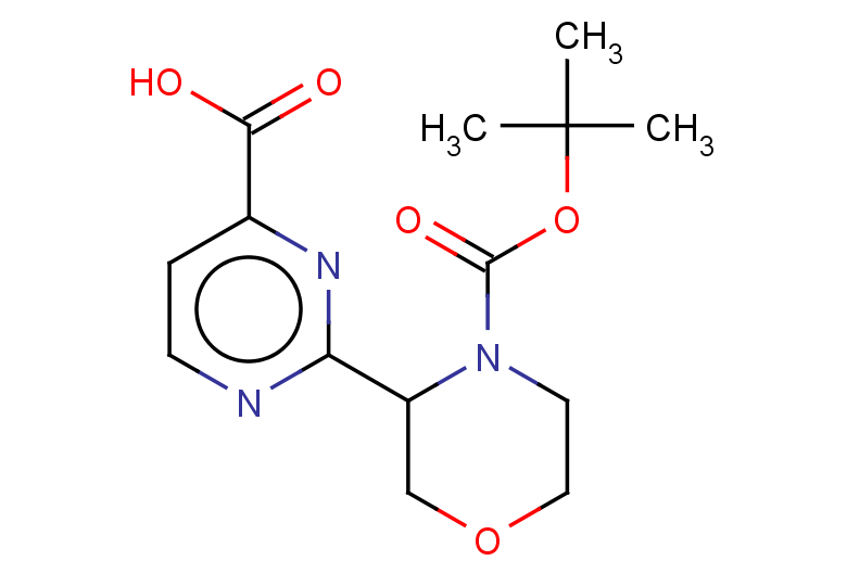 2-{4-[(tert-butoxy)carbonyl]morpholin-3-yl}pyrimidine-4-carboxylic acid