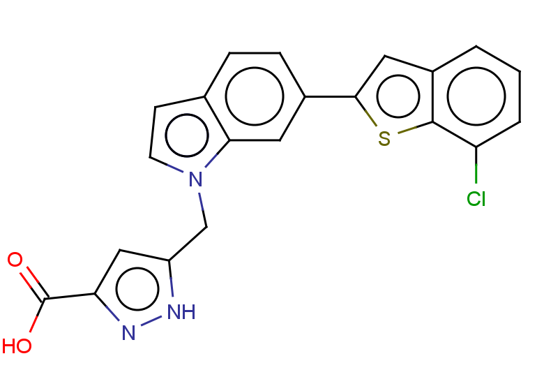 5-{[6-(7-chloro-1-benzothiophen-2-yl)-1H-indol-1-yl]methyl}-1H-pyrazole-3-carboxylic acid
