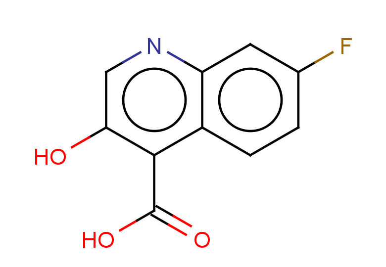 7-fluoro-3-hydroxyquinoline-4-carboxylic acid