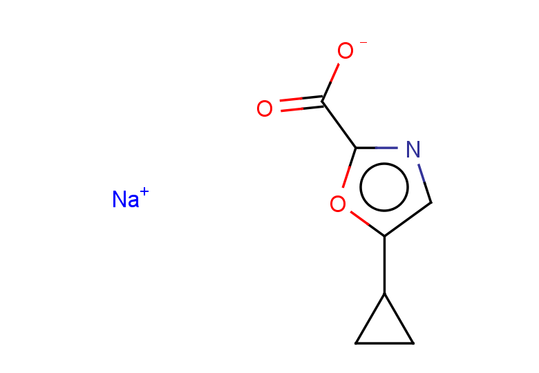 sodium 5-cyclopropyl-1,3-oxazole-2-carboxylate