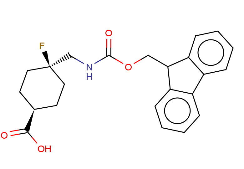 rac-(1s,4s)-4-[({[(9H-fluoren-9-yl)methoxy]carbonyl}amino)methyl]-4-fluorocyclohexane-1-carboxylic acid, cis