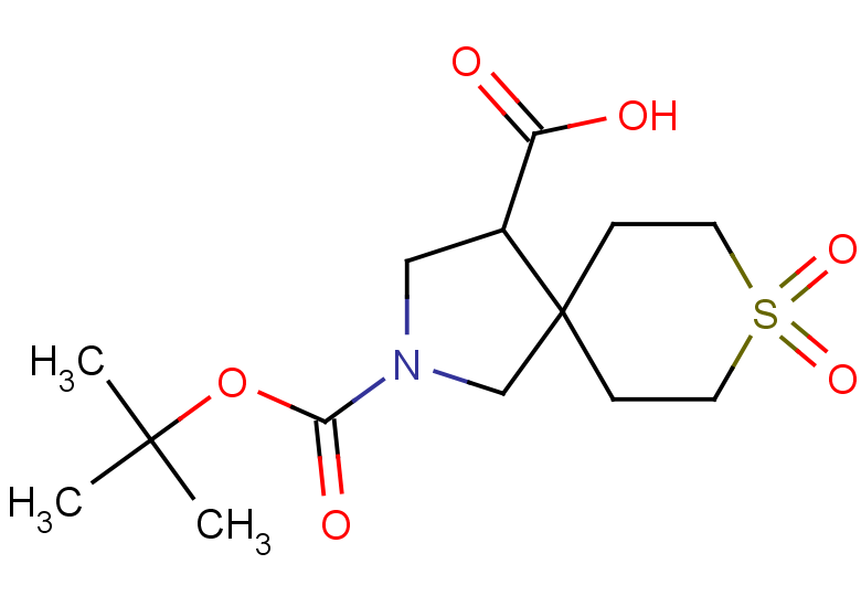 2-[(tert-butoxy)carbonyl]-8,8-dioxo-8lambda6-thia-2-azaspiro[4.5]decane-4-carboxylic acid