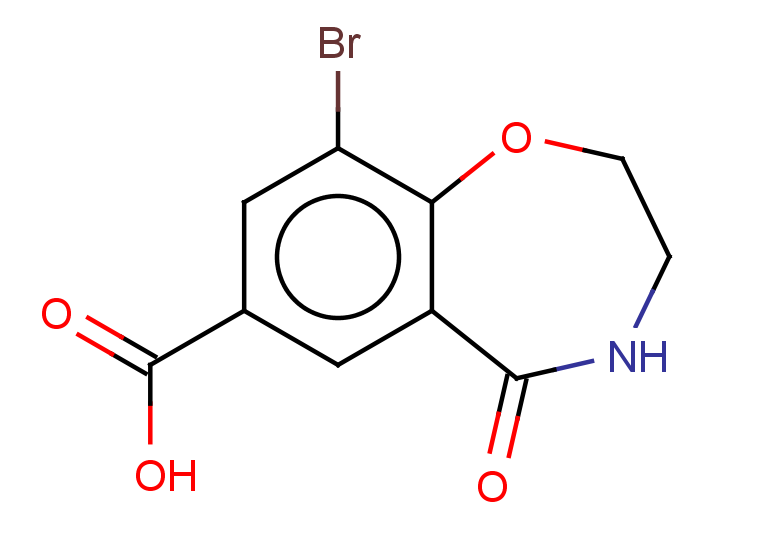 9-bromo-5-oxo-2,3,4,5-tetrahydro-1,4-benzoxazepine-7-carboxylic acid