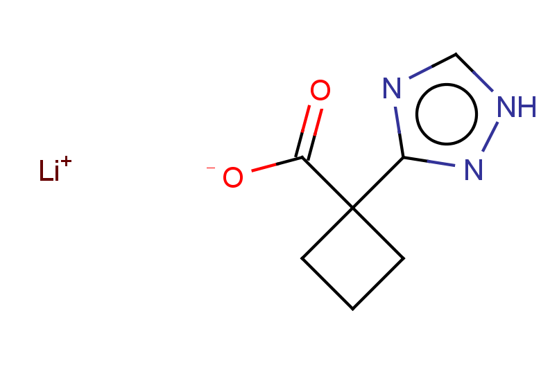lithium(1+) ion 1-(1H-1,2,4-triazol-3-yl)cyclobutane-1-carboxylate