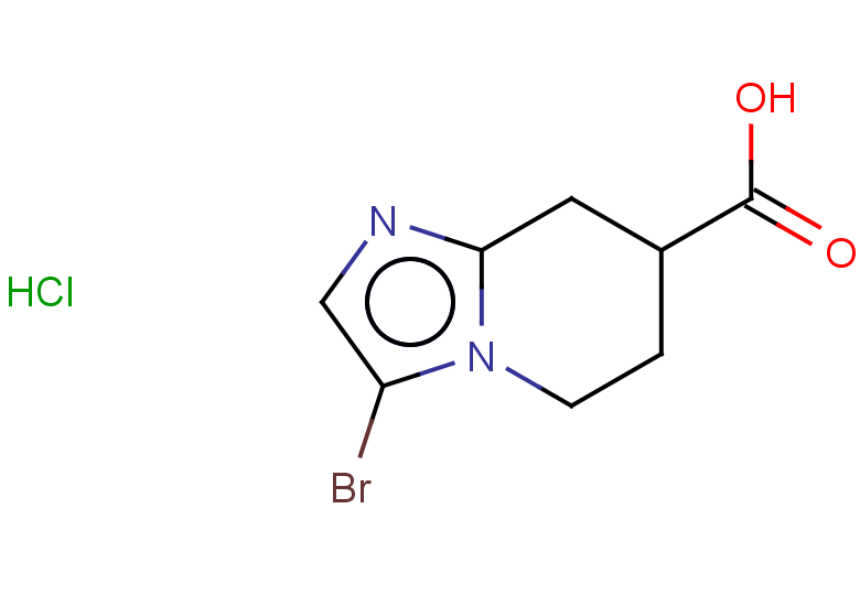 3-bromo-5H,6H,7H,8H-imidazo[1,2-a]pyridine-7-carboxylic acid hydrochloride