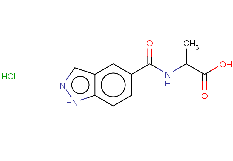 2-[(1H-indazol-5-yl)formamido]propanoic acid hydrochloride