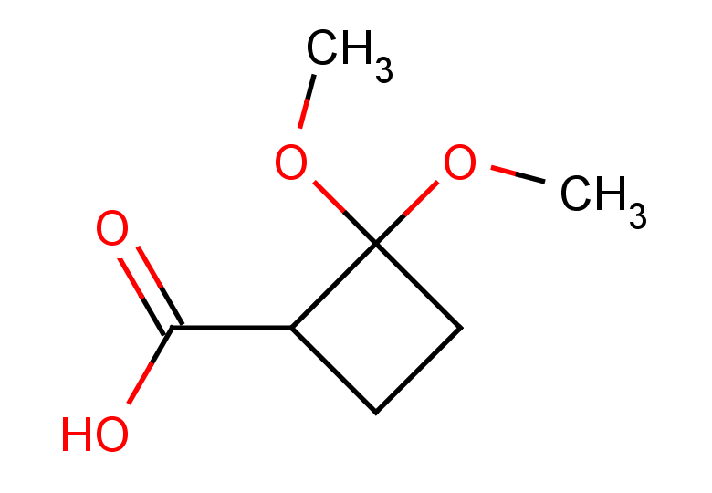 2,2-dimethoxycyclobutane-1-carboxylic acid