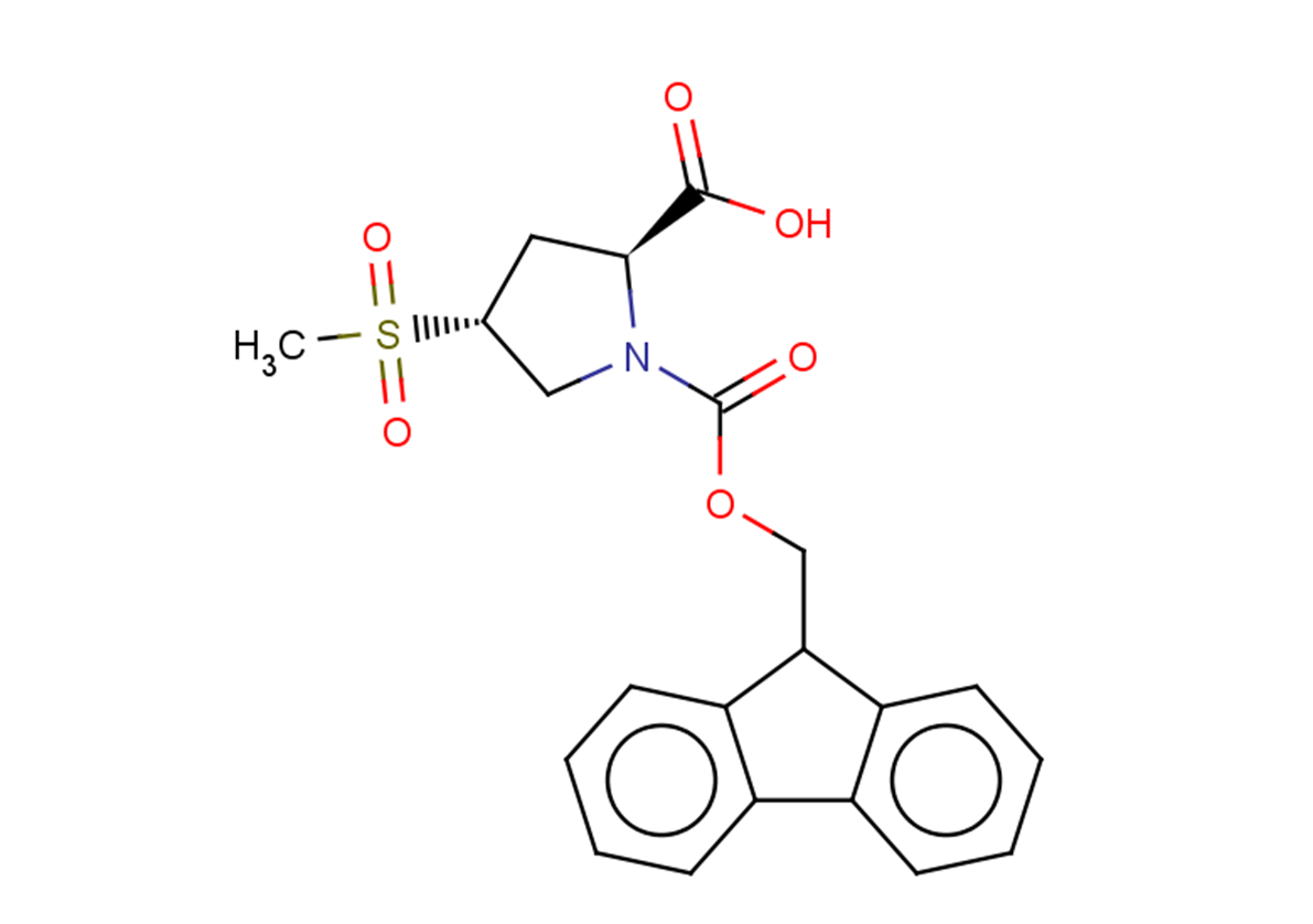 (2S,4R)-1-{[(9H-fluoren-9-yl)methoxy]carbonyl}-4-methanesulfonylpyrrolidine-2-carboxylic acid
