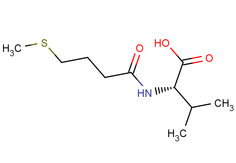 (2S)-3-methyl-2-[4-(methylsulfanyl)butanamido]butanoic acid