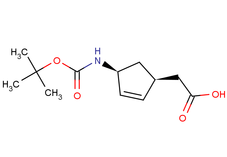 2-[(1S,4S)-4-{[(tert-butoxy)carbonyl]amino}cyclopent-2-en-1-yl]acetic acid