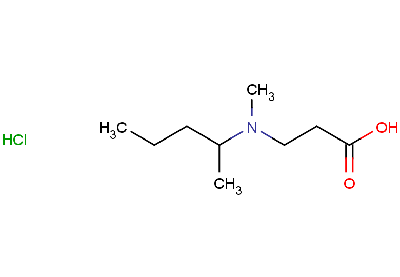 3-[methyl(pentan-2-yl)amino]propanoic acid hydrochloride