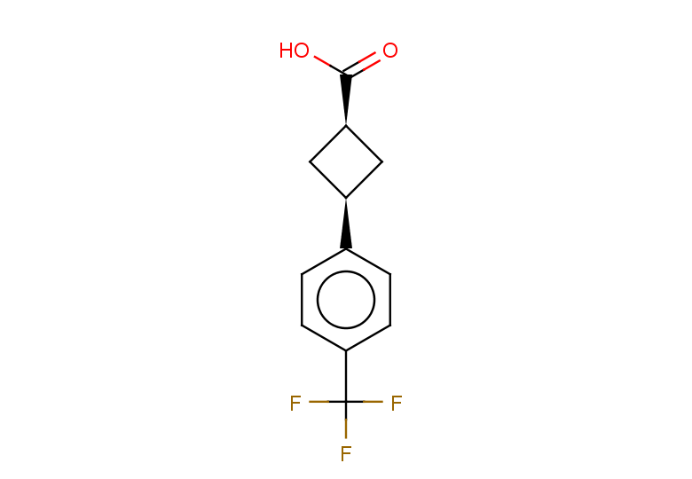(1s,3s)-3-[4-(trifluoromethyl)phenyl]cyclobutane-1-carboxylic acid, cis