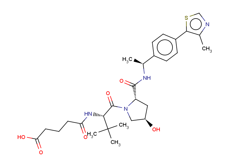 4-{[(2S)-1-[(2S,4R)-4-hydroxy-2-{[(1S)-1-[4-(4-methyl-1,3-thiazol-5-yl)phenyl]ethyl]carbamoyl}pyrrolidin-1-yl]-3,3-dimethyl-1-oxobutan-2-yl]carbamoyl}butanoic acid
