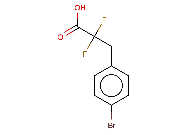 3-(4-bromophenyl)-2,2-difluoropropanoic acid