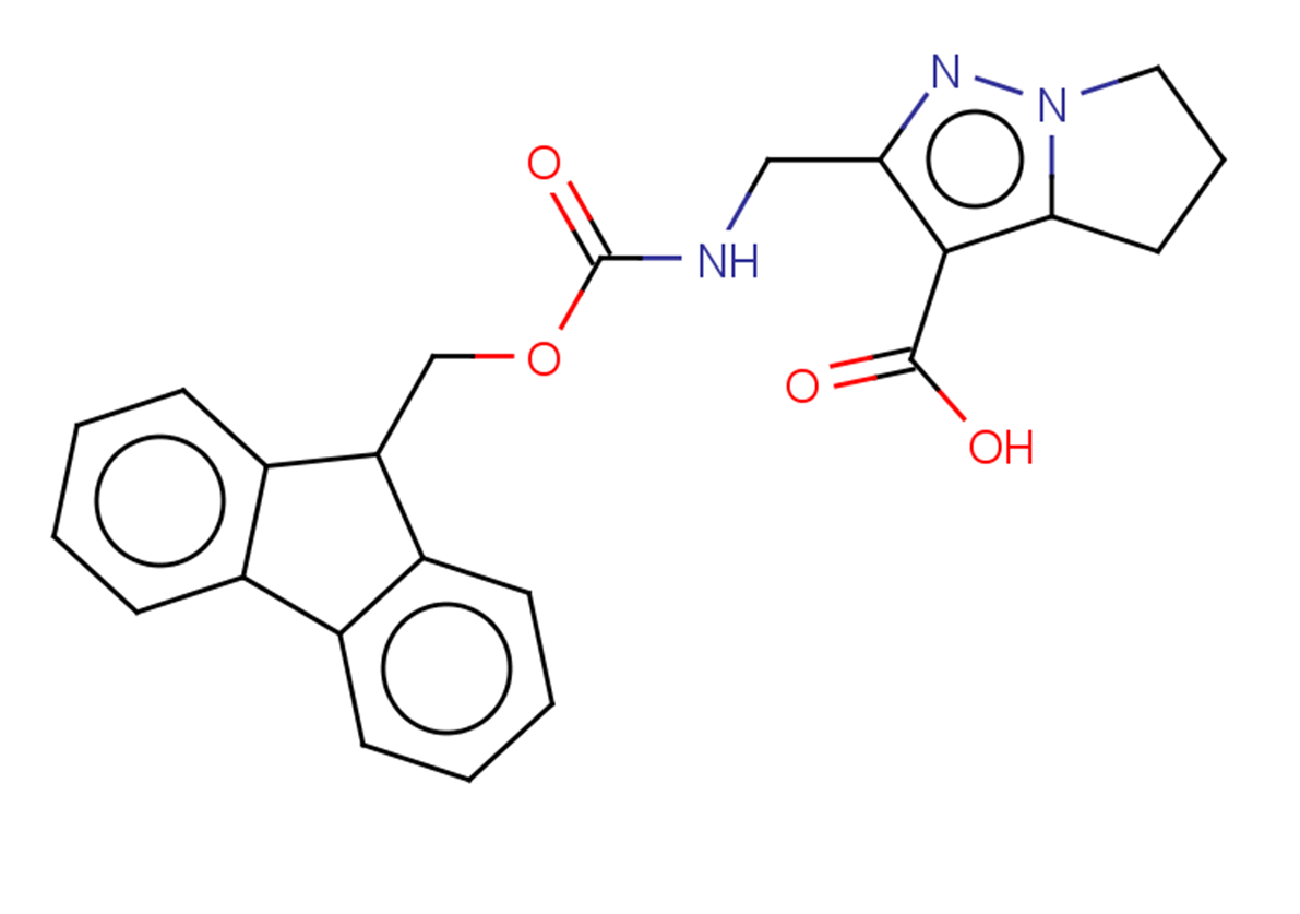 2-[({[(9H-fluoren-9-yl)methoxy]carbonyl}amino)methyl]-4H,5H,6H-pyrrolo[1,2-b]pyrazole-3-carboxylic acid