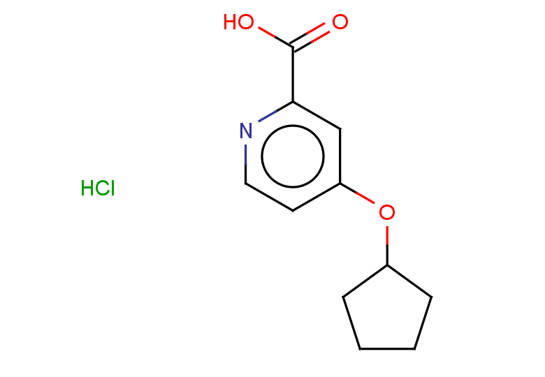 4-(cyclopentyloxy)pyridine-2-carboxylic acid hydrochloride