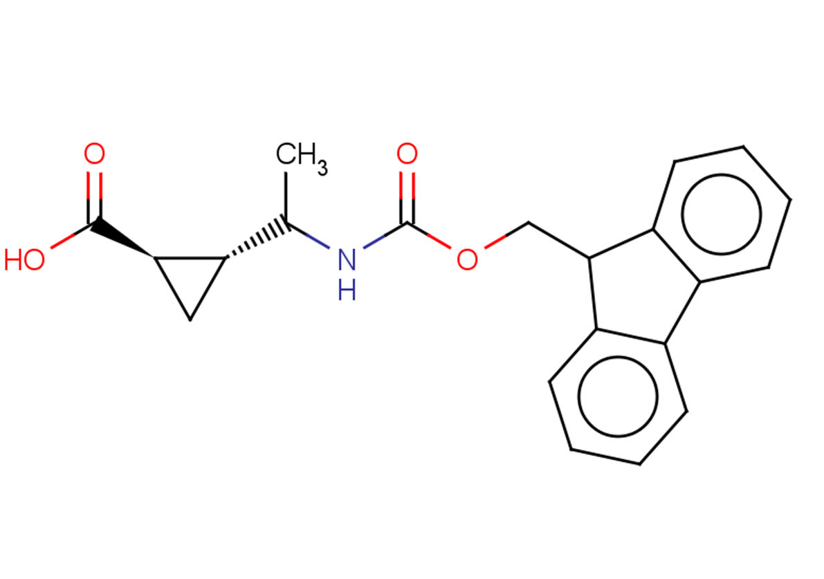 rac-(1R,2R)-2-[1-({[(9H-fluoren-9-yl)methoxy]carbonyl}amino)ethyl]cyclopropane-1-carboxylic acid, trans