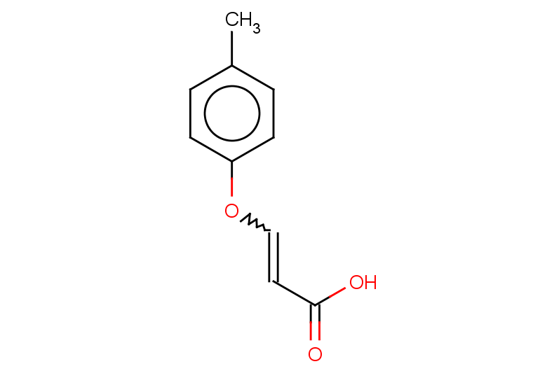3-(4-methylphenoxy)prop-2-enoic acid, Mixture of isomers