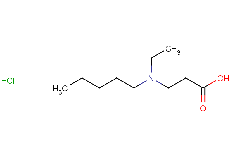 3-[ethyl(pentyl)amino]propanoic acid hydrochloride