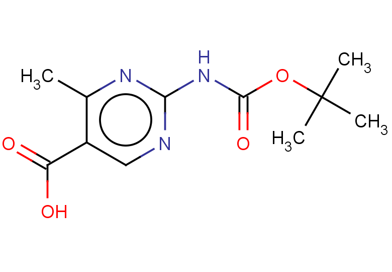 2-{[(tert-butoxy)carbonyl]amino}-4-methylpyrimidine-5-carboxylic acid