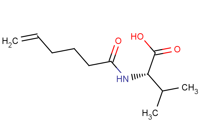 (2S)-2-(hex-5-enamido)-3-methylbutanoic acid