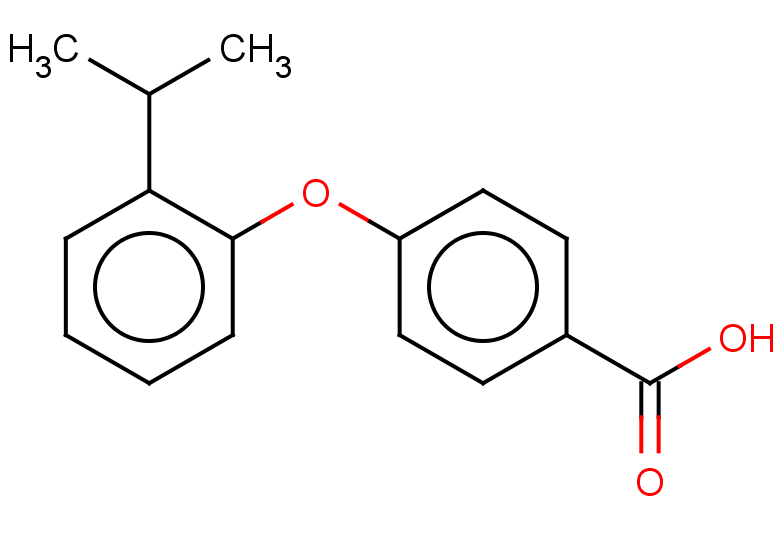 4-[2-(propan-2-yl)phenoxy]benzoic acid