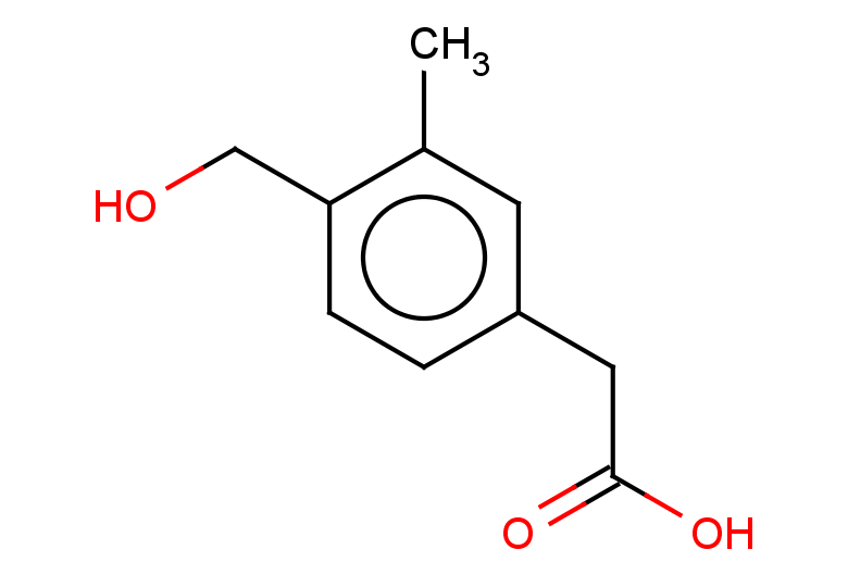 2-[4-(hydroxymethyl)-3-methylphenyl]acetic acid