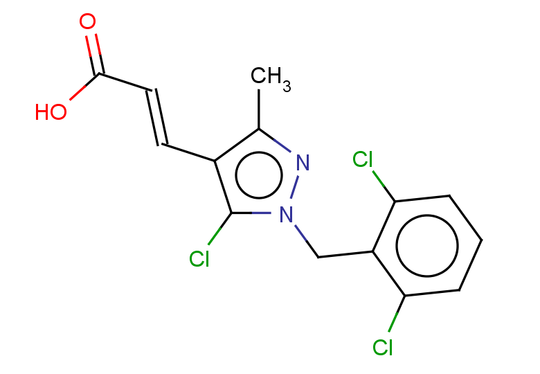 (2E)-3-{5-chloro-1-[(2,6-dichlorophenyl)methyl]-3-methyl-1H-pyrazol-4-yl}prop-2-enoic acid