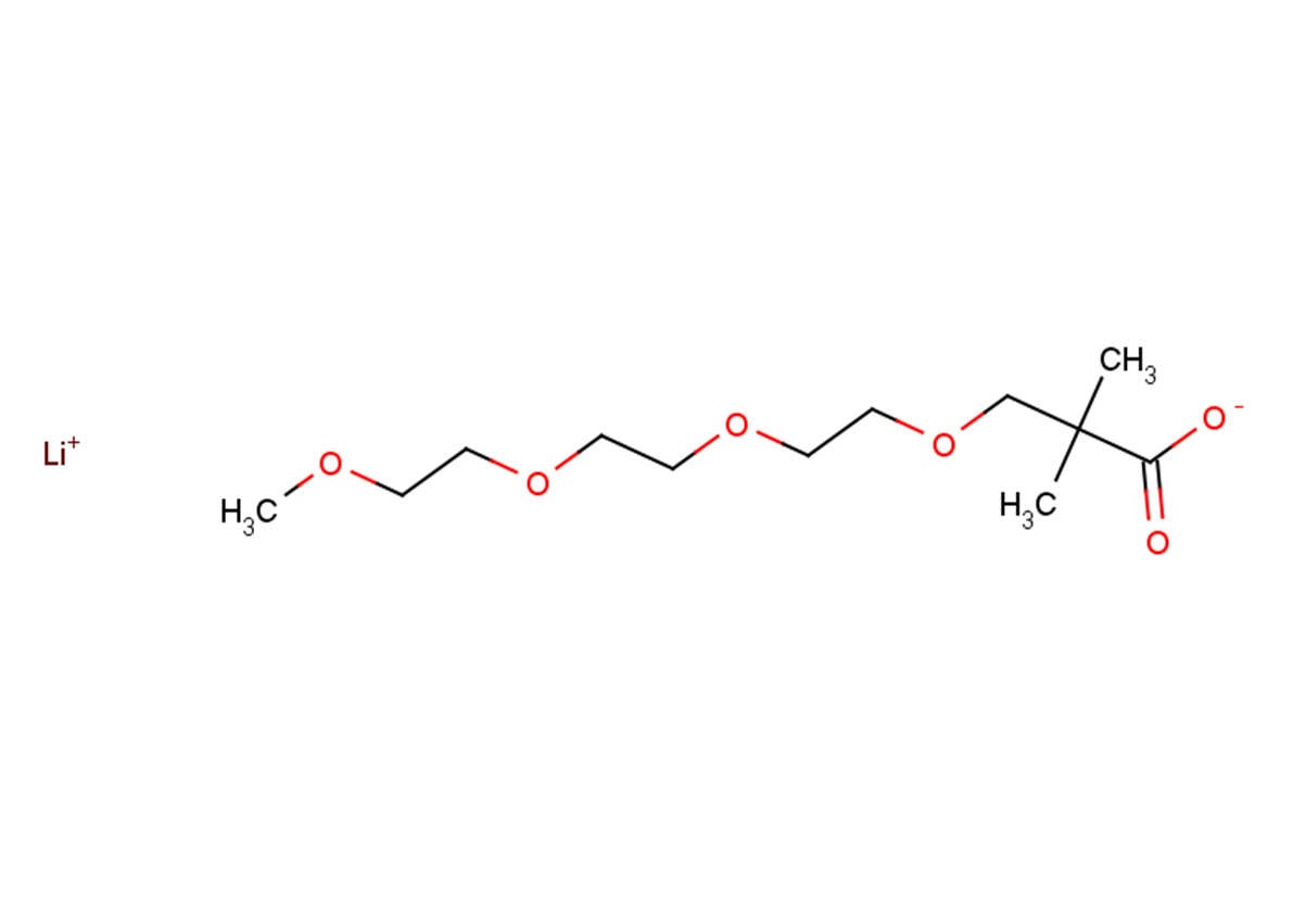 lithium 13,13-dimethyl-2,5,8,11-tetraoxatetradecan-14-oate
