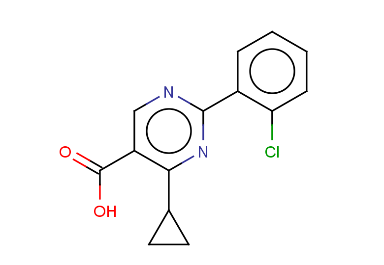 2-(2-chlorophenyl)-4-cyclopropylpyrimidine-5-carboxylic acid