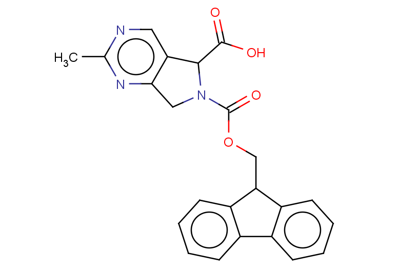 6-[(9H-fluoren-9-ylmethoxy)carbonyl]-2-methyl-5H,6H,7H-pyrrolo[3,4-d]pyrimidine-5-carboxylic acid