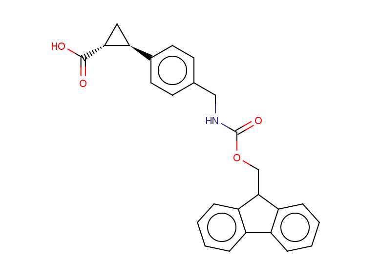rac-(1R,2R)-2-{4-[({[(9H-fluoren-9-yl)methoxy]carbonyl}amino)methyl]phenyl}cyclopropane-1-carboxylic acid, trans