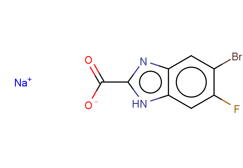 sodium 5-bromo-6-fluoro-1H-1,3-benzodiazole-2-carboxylate