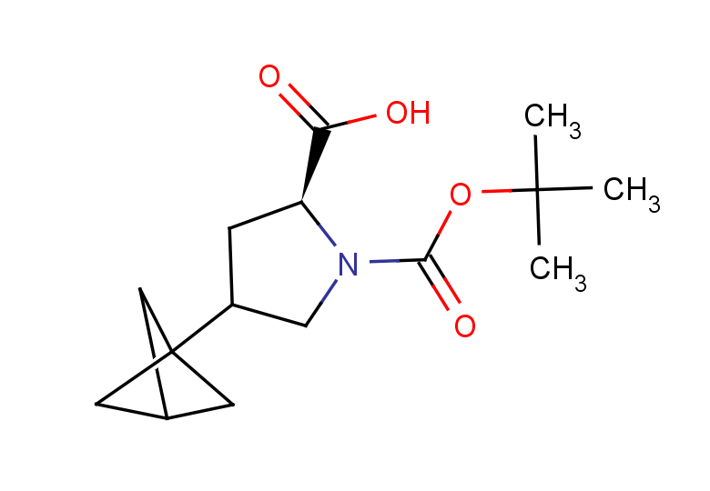 (2S)-4-{bicyclo[1.1.1]pentan-1-yl}-1-[(tert-butoxy)carbonyl]pyrrolidine-2-carboxylic acid