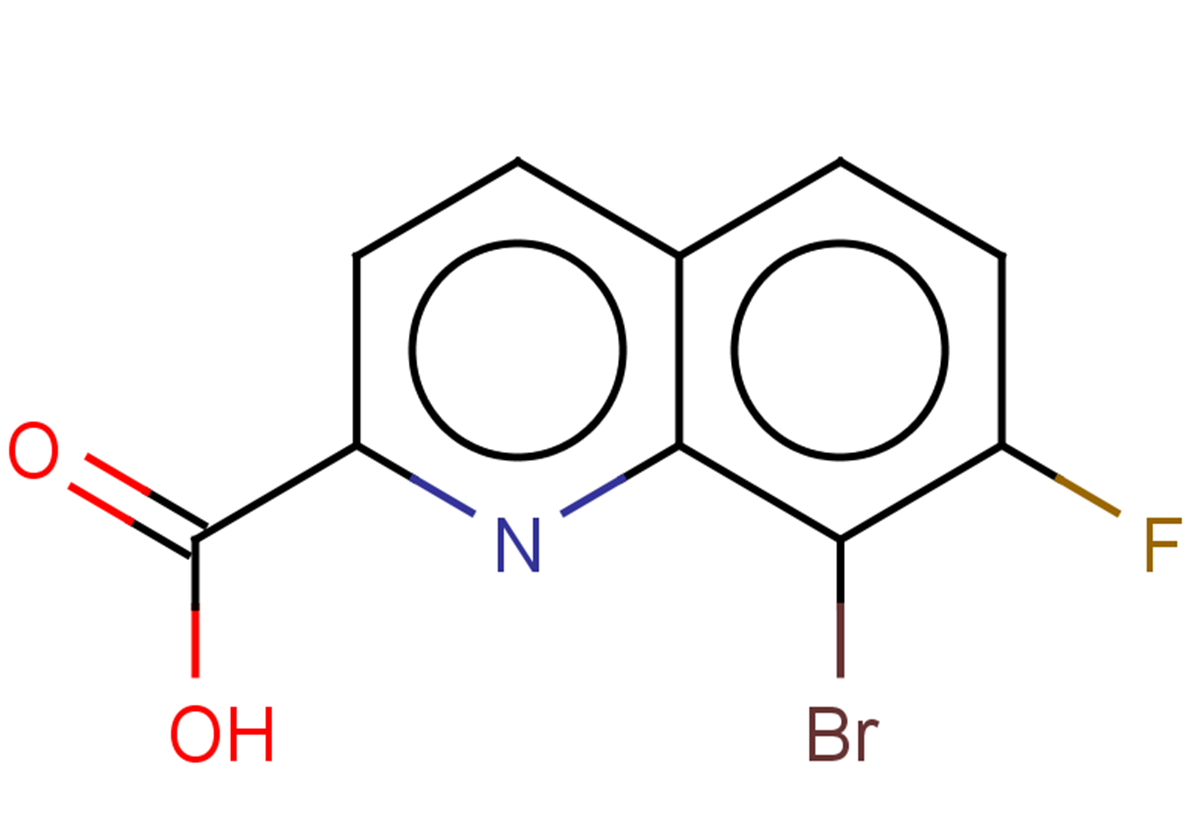 8-bromo-7-fluoroquinoline-2-carboxylic acid