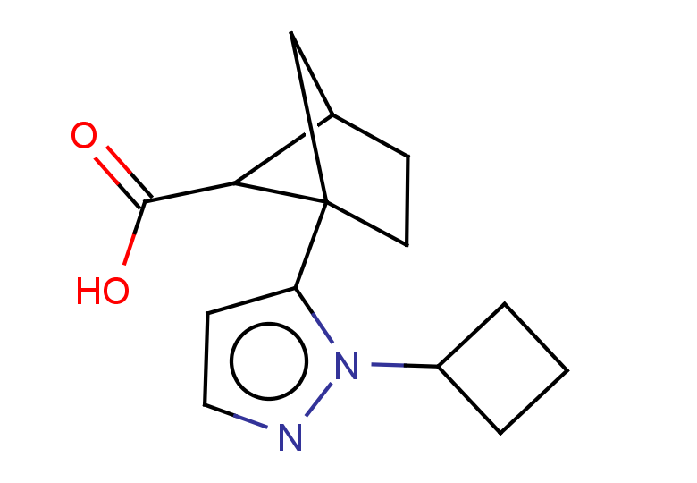 1-(1-cyclobutyl-1H-pyrazol-5-yl)bicyclo[2.1.1]hexane-5-carboxylic acid