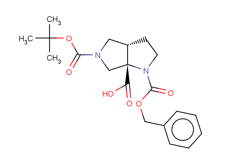 rac-(3aR,6aR)-1-[(benzyloxy)carbonyl]-5-[(tert-butoxy)carbonyl]-octahydropyrrolo[3,4-b]pyrrole-6a-carboxylic acid, trans