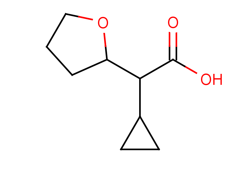 2-cyclopropyl-2-(oxolan-2-yl)acetic acid