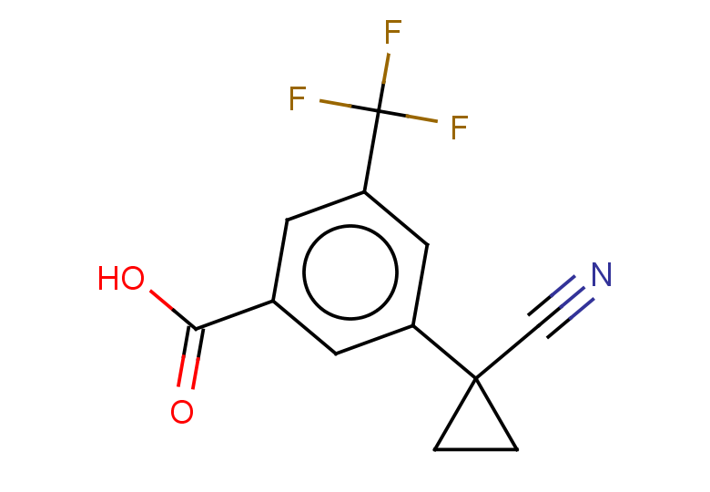 3-(1-cyanocyclopropyl)-5-(trifluoromethyl)benzoic acid