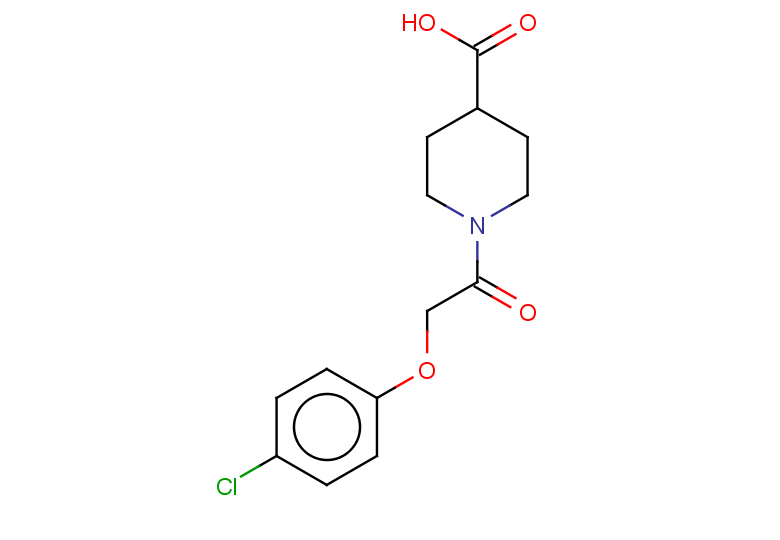 1-[2-(4-chlorophenoxy)acetyl]piperidine-4-carboxylic acid