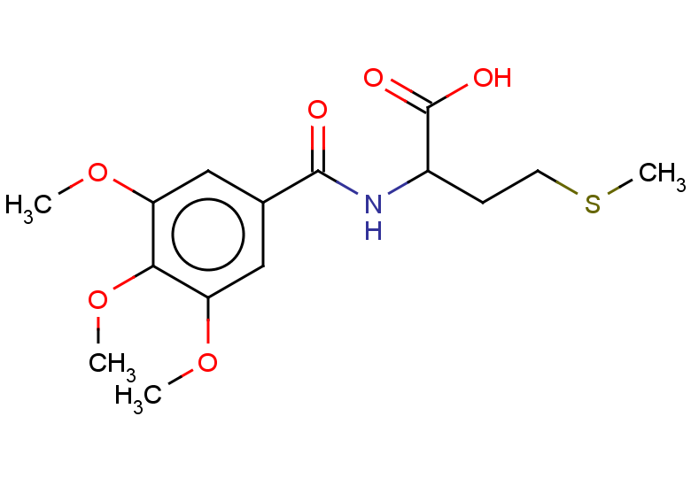 4-(methylsulfanyl)-2-[(3,4,5-trimethoxyphenyl)formamido]butanoic acid