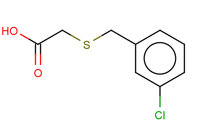 2-{[(3-chlorophenyl)methyl]sulfanyl}acetic acid
