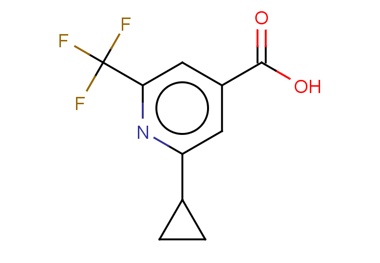 2-cyclopropyl-6-(trifluoromethyl)pyridine-4-carboxylic acid