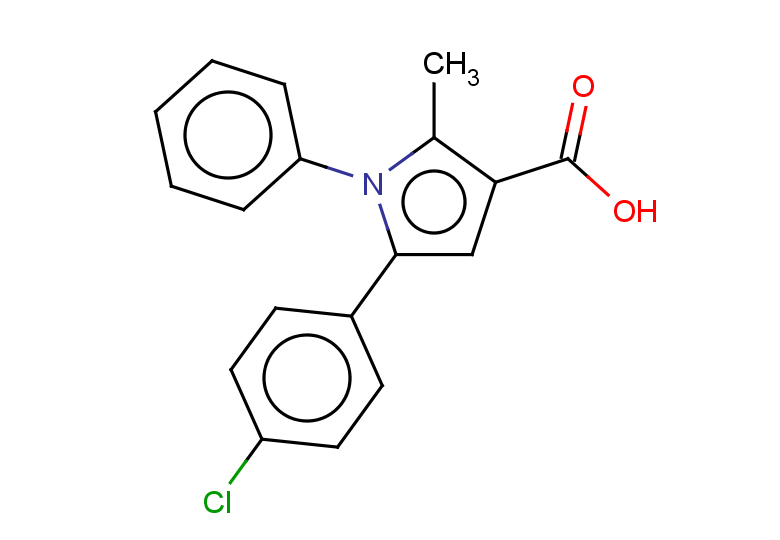 5-(4-chlorophenyl)-2-methyl-1-phenyl-1H-pyrrole-3-carboxylic acid
