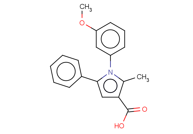 1-(3-methoxyphenyl)-2-methyl-5-phenyl-1H-pyrrole-3-carboxylic acid