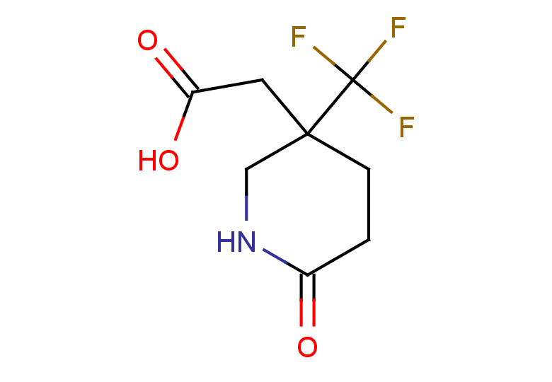 2-[6-oxo-3-(trifluoromethyl)piperidin-3-yl]acetic acid