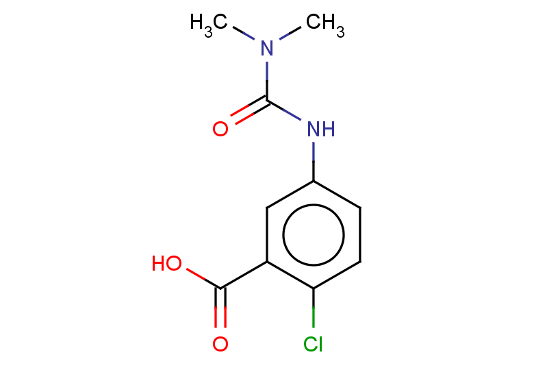 2-chloro-5-[(dimethylcarbamoyl)amino]benzoic acid